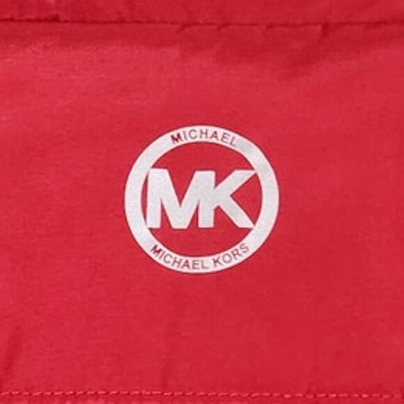 Michael Kors MK Red Full Zip Quilted Puffer Vest, Sleeveless, Pockets, Women's M - Picture 6 of 9